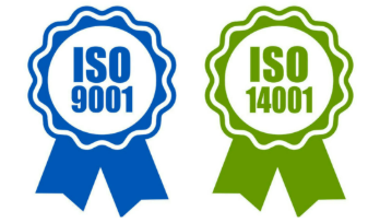  استانداردهای مدیریتی نظیر ISO 9001 (کیفیت) و ISO 14001 (محیط‌ زیست)